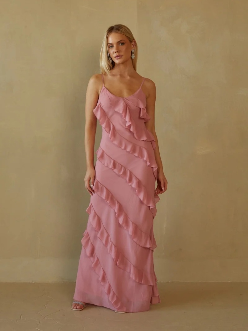 Pink Ruffle Dress